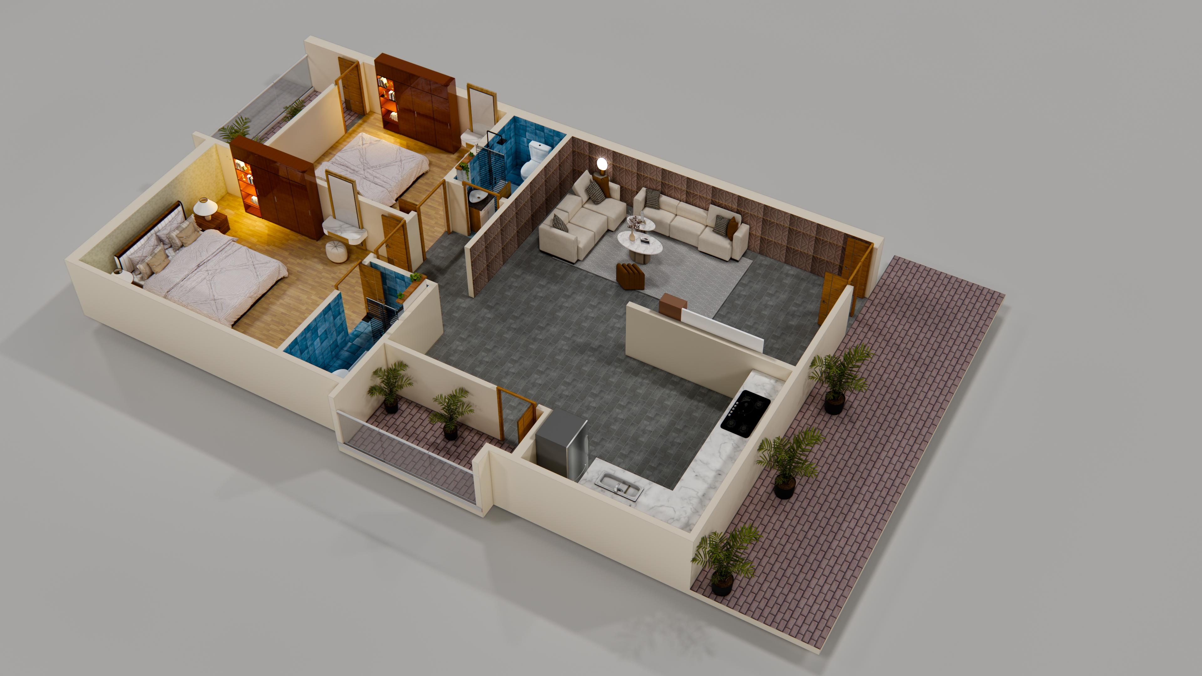 East Facing Floor Plan