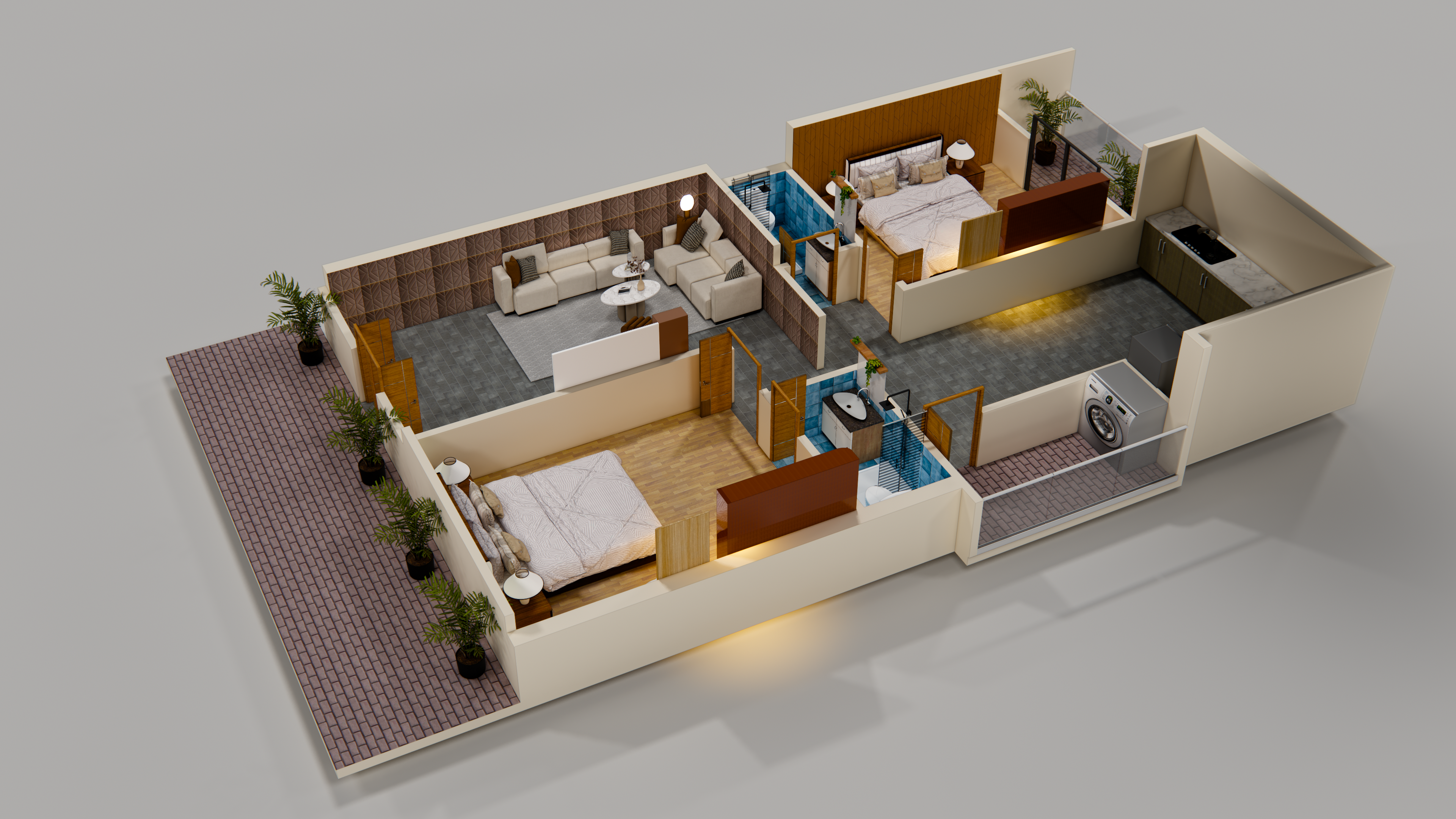 West Facing Floor Plan